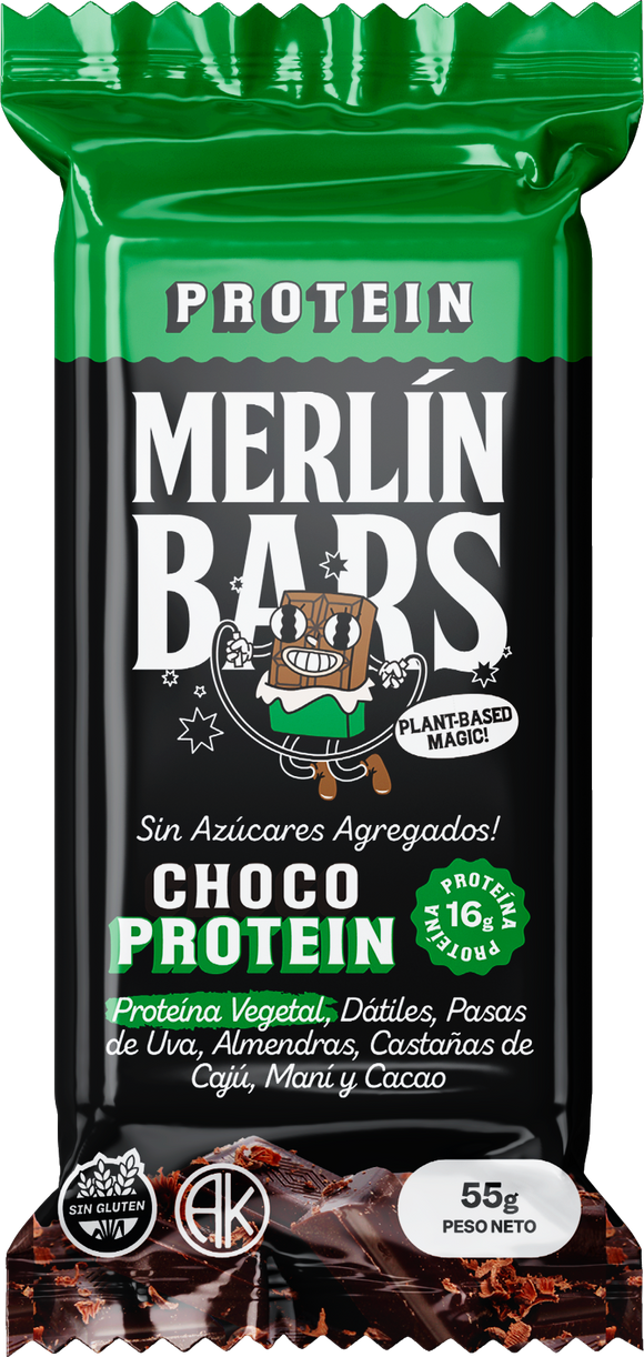 Merlín Bars Choco PROTEIN 55gr 14x20