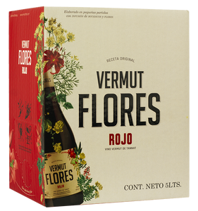 Bag In Box 5lts Vermut Flores Rojo