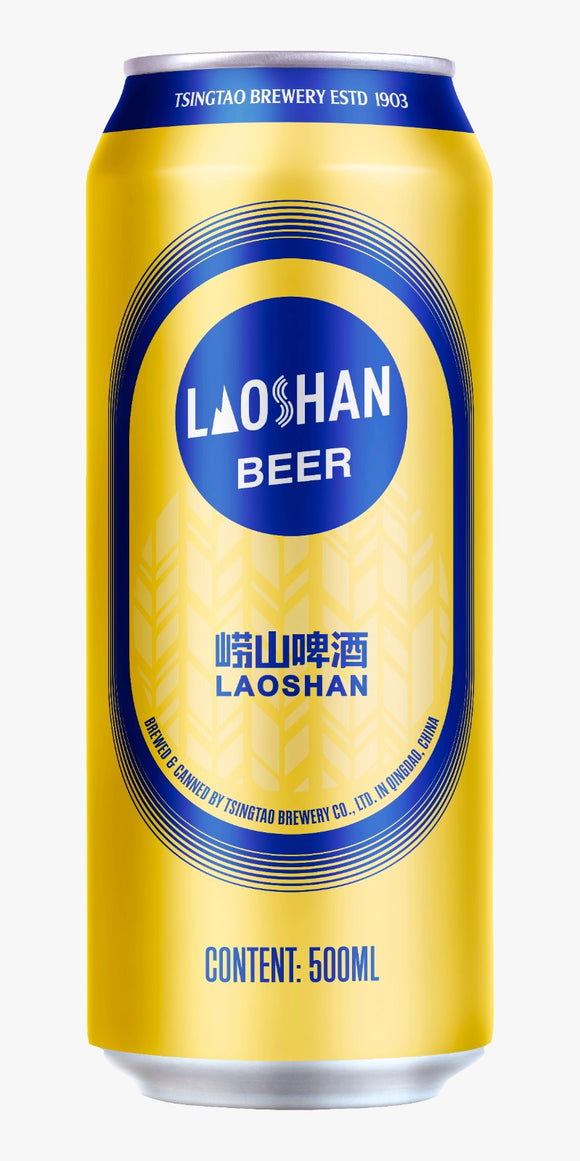 Cerveza premium Laoshan lata 500cc