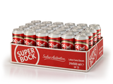 Promo especial 5x4 cajas Cerveza Super Bock Lata 500cc x24unid.