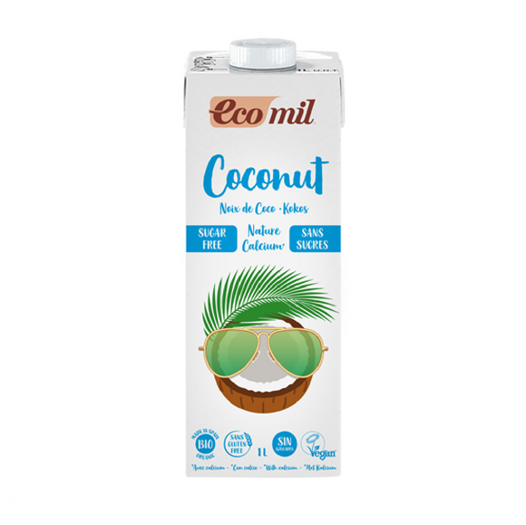 Leche de Coco sin Azúcar con Calcio 1L