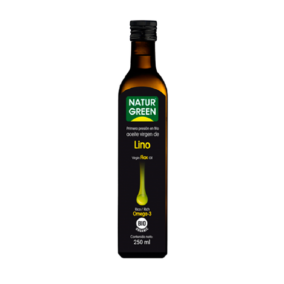 Aceite de Lino Orgánico Naturgreen 250cc