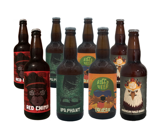Mix Pack x8 Cerveza Artesanal Rocco Beer bot. 500cc